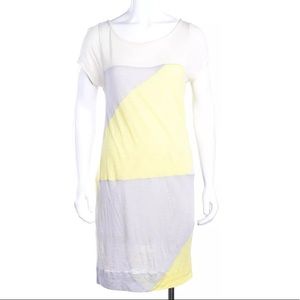 MARC BY MARC JACOBS Gray Yellow Sheath Dress
